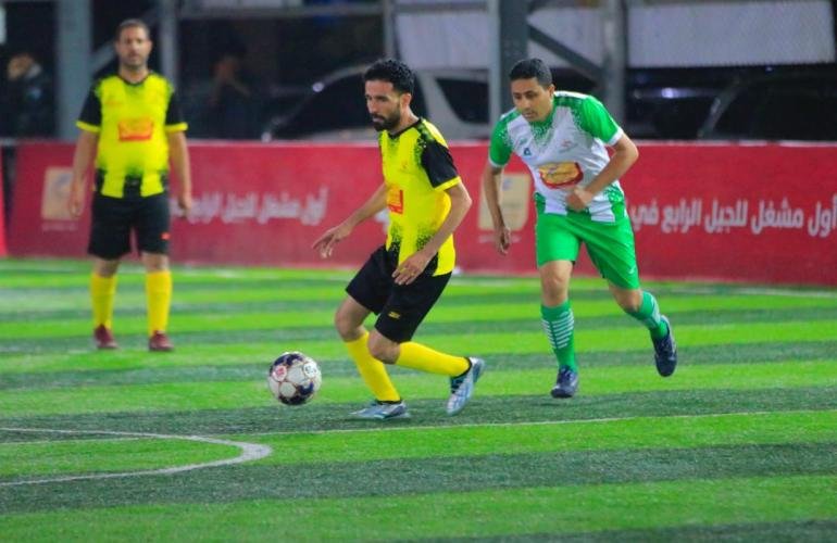 بنك اليمن الدولي يهزم البنك المركزي ويبلغ ربع نهائي بطولة الشركات لكرة القدم السباعية وبنك التضامن يحرز العلامة الكاملة